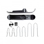 SnowWalk til trækvogn Sort 2-pak