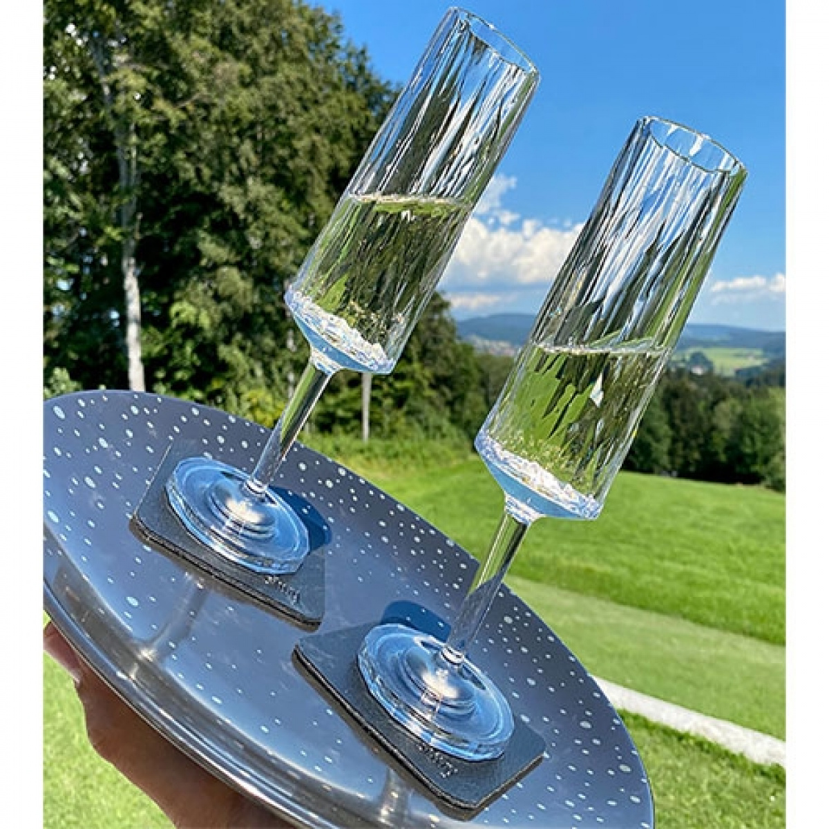 Silwy Champagneglas magnetisk, pakke med 2 stk. i gruppen Husholdning & Køkken / Glas / Magnetisk Glas hos Campmarket (72141)