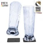 Silwy Ølglas magnetisk, pakke med 2 stk.