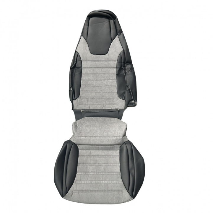 Overtræk Sort/Grå til Fiat Ducato 14- i gruppen Campingvogn og autocamper / Tekstiltæpper & Betræk / Stol betræk hos Campmarket (72977)