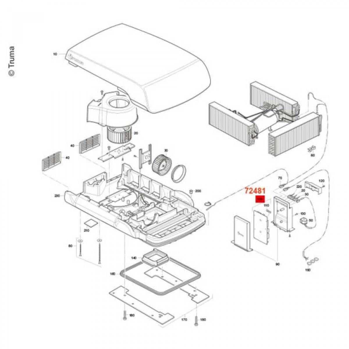 Printplade Aventa Comfort i gruppen Campingvogn og autocamper / Varme & Køling / AC / Tilbehør - Reservedele hos Campmarket (72991)