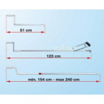Fiamma Marksis håndsving 154-240 cm Fiamma Marksis håndsving 154-240 cm