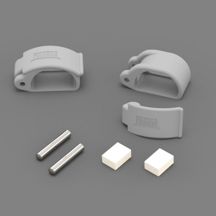 Fiamma Leg Kit Clamps 98655-171 Caravanstore/F35 i gruppen Fortelt & Markiser / Markiser / Campingvogns Markiser / Reservdele Campingvogns Markiser / Reservedele Caravanstore hos Campmarket (73422_02)