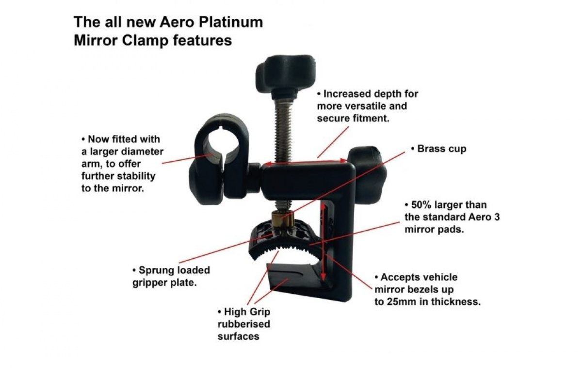 Milenco Bakspejl Grand Aero Platinum i gruppen Campingvogn og autocamper / Chassis / Bakspejle hos Campmarket (73518)