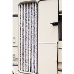 Dørforhæng 100x200 Grå hvid Dørforhæng 100x200 Grå hvid