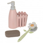 Opvaskesæt Florganic Rosa