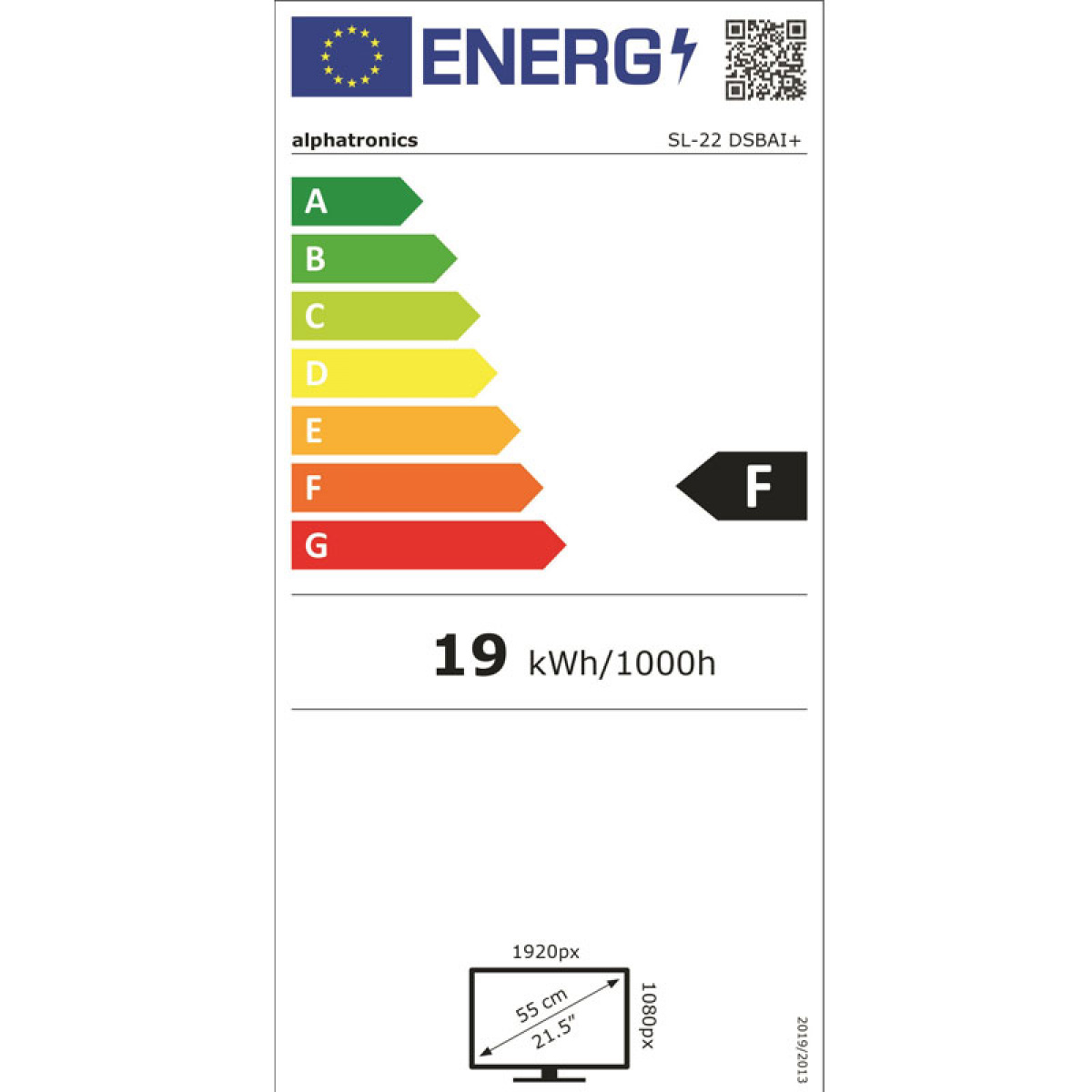 Smart TV alphatronics SL-DSBAI+ 22 tommer i gruppen Campingvogn og autocamper / El - Elektronik / TV, Billede & Lyd / TV hos Campmarket (73864)