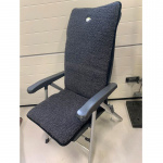 Stolehynde Grå/sort 50x136cm