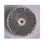 Refleks Rund Hvid Med Hul 60mm Refleks Rund Hvid Med Hul 60mm