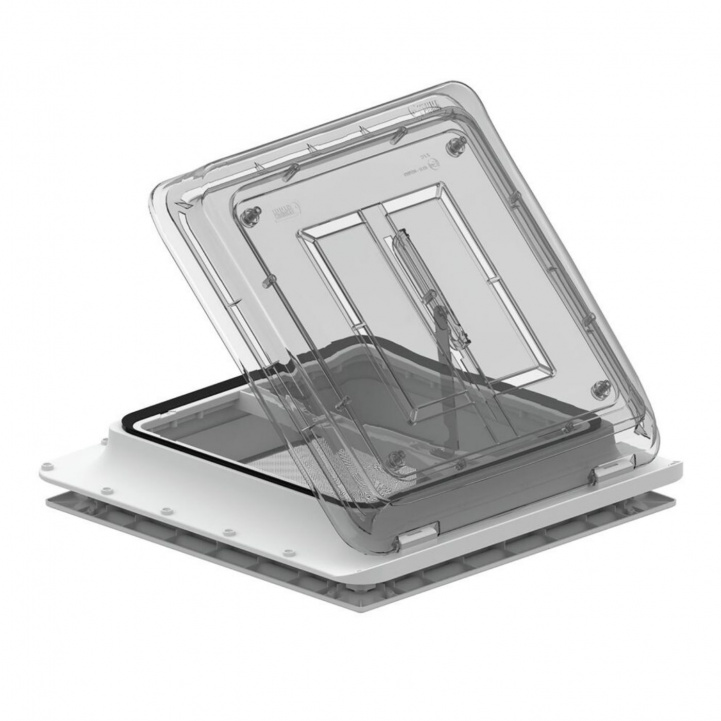 Tagluge Fiamma Vent Crystal 40x40cm i gruppen Campingvogn og autocamper / Karosseri / Tag Luger / Tagluger 40*40cm hos Campmarket (75083)