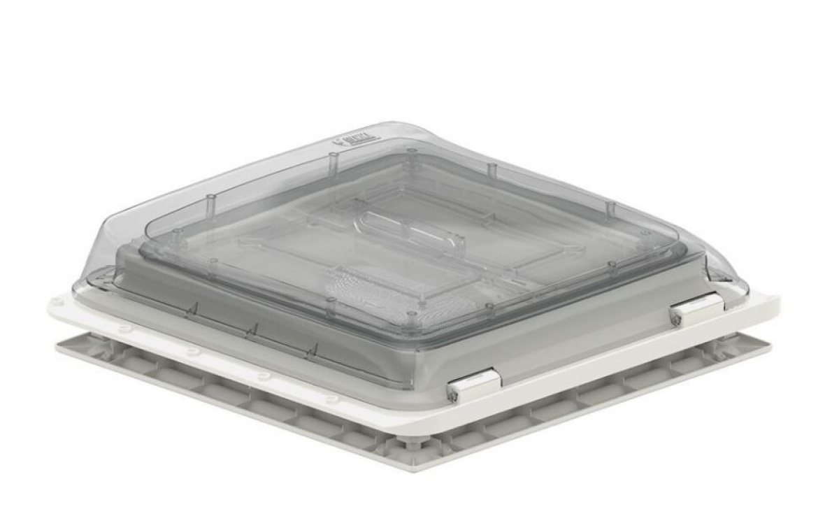 Tagluge Fiamma Vent Crystal 40x40cm i gruppen Campingvogn og autocamper / Karosseri / Tag Luger / Tagluger 40*40cm hos Campmarket (75083)