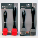 Silikonepensel, 2-pakke Silikonepensel, 2-pakke