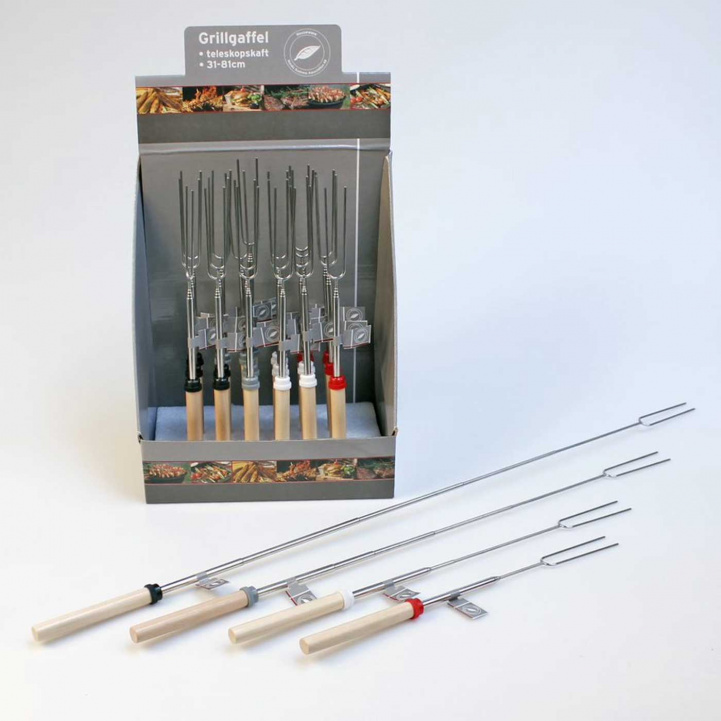 Grillgaffel Teleskop i gruppen Husholdning & Køkken / Griller / Grilltilbehør hos Campmarket (75792)