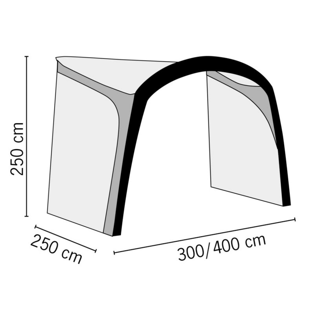 ReimoTent Soltak Playa Air i gruppen Fortelt & Markiser / Markiser / Campingvogns Markiser / Luftmarkiser hos Campmarket (76000)