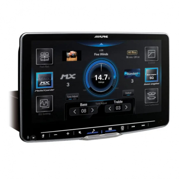 Alpine Multinavigator Halo 9 ILX-905D Carplay i gruppen Campingvogn og autocamper / El - Elektronik / TV, Billede & Lyd hos Campmarket (76056)