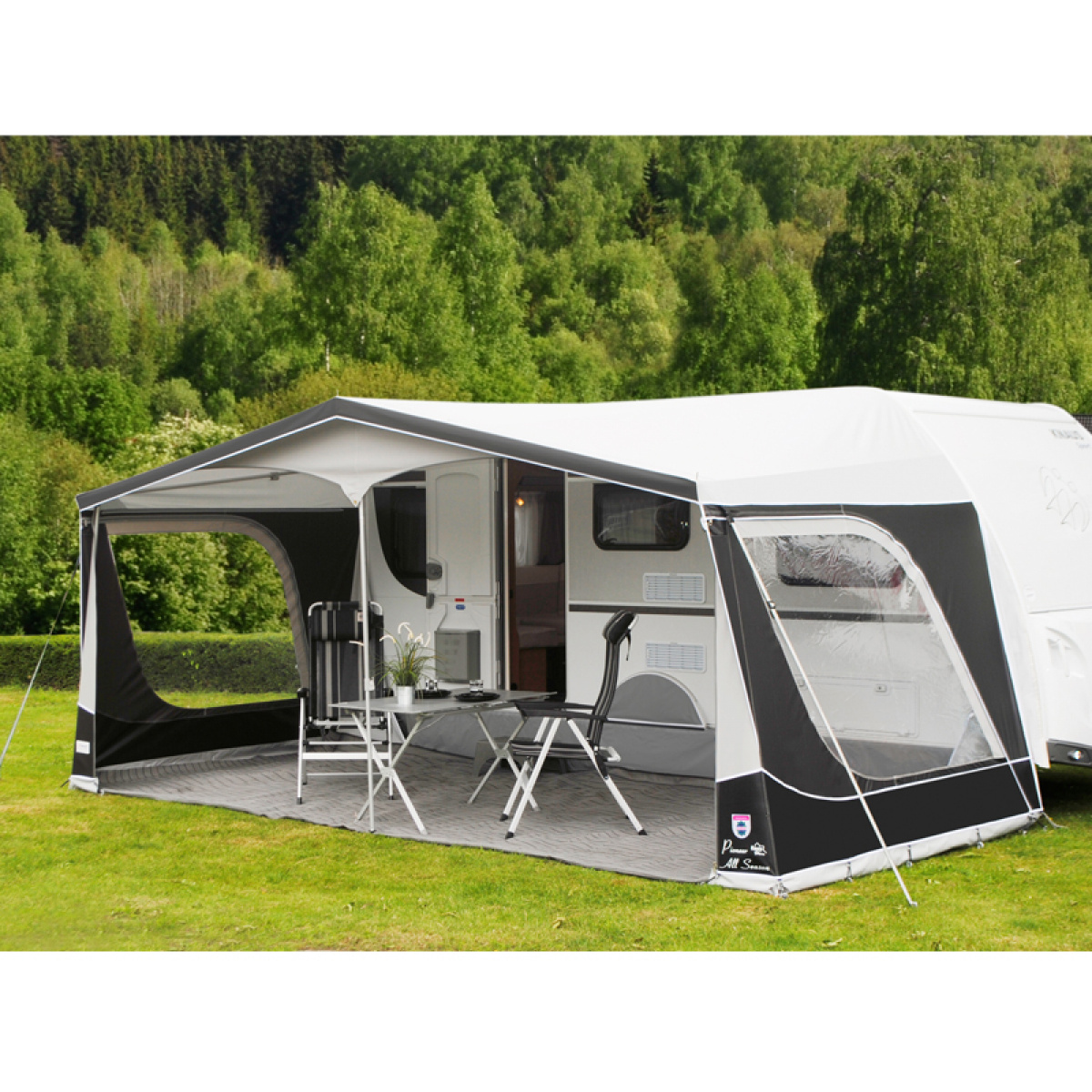 Walker Fortelt Pioneer 240 i gruppen Fortelt & Markiser / Fortelt Campingvogn / A-Måls Telt / Dybde 2,4m hos Campmarket (76301)