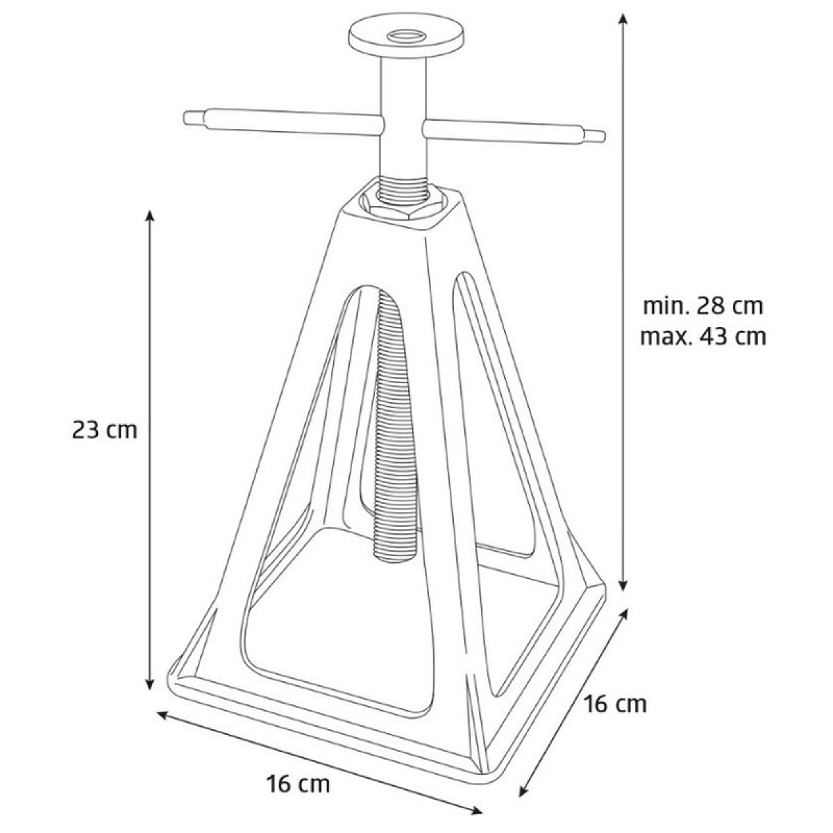 Campout Stabilisatorfjedre sæt aluminium 900 kg/st 4 stks i gruppen Campingvogn og autocamper / Chassis / Støtteben hos Campmarket (76639)