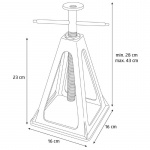 Campout Stabilisatorfjedre sæt aluminium 900 kg/st 4 stks
