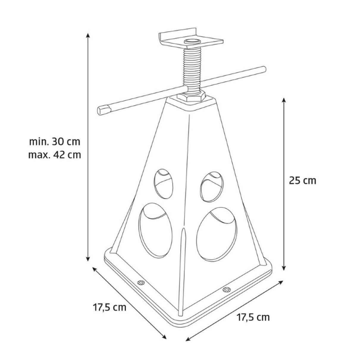 Campout Stabilisatorfjedre sæt plast 750 kg/st 4 stks i gruppen Campingvogn og autocamper / Chassis / Støtteben hos Campmarket (76640)