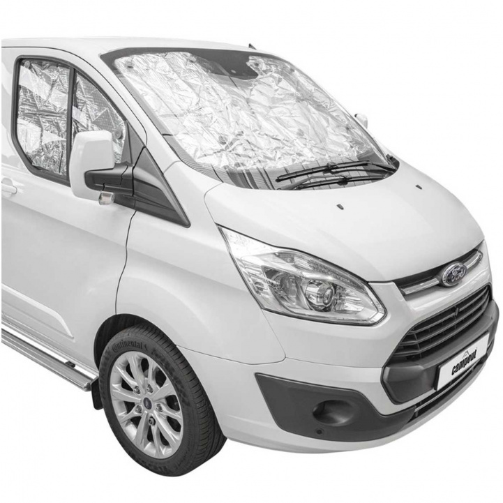 Campout Vindue isolering sæt til Ford Transit Custom fra 2013 i gruppen Campingvogn og autocamper / Tekstiltæpper & Betræk / Isoleringsmåtter mv. / Isoleringsmåtter delvist integrerede autocampere / Ford Transit 2007- hos Campmarket (76650)