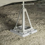 Campout Hjørne støtteplader stabelbare, 21x21x3,3 cm, sæt 4 stks