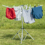 Campout Tørrestativ med fod inkl. 3 klemmer