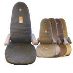 Ullbädden Sædebetræk Garbo 2stk.