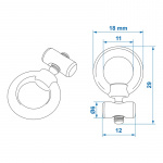 ProPlus Stopskrue Til Markiseskinne 6-8mm 2-Pak ProPlus Stopskrue Til Markiseskinne 6-8mm 2-Pak
