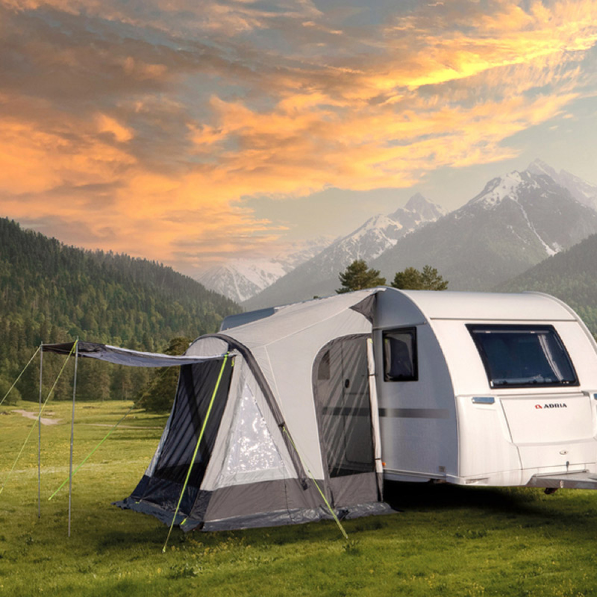 ReimoTent Lufttelt One Beam Air i gruppen Fortelt & Markiser / Fortelt Campingvogn / Oppustelige telte til campingvogne / Reimo lufttelt hos Campmarket (77230)