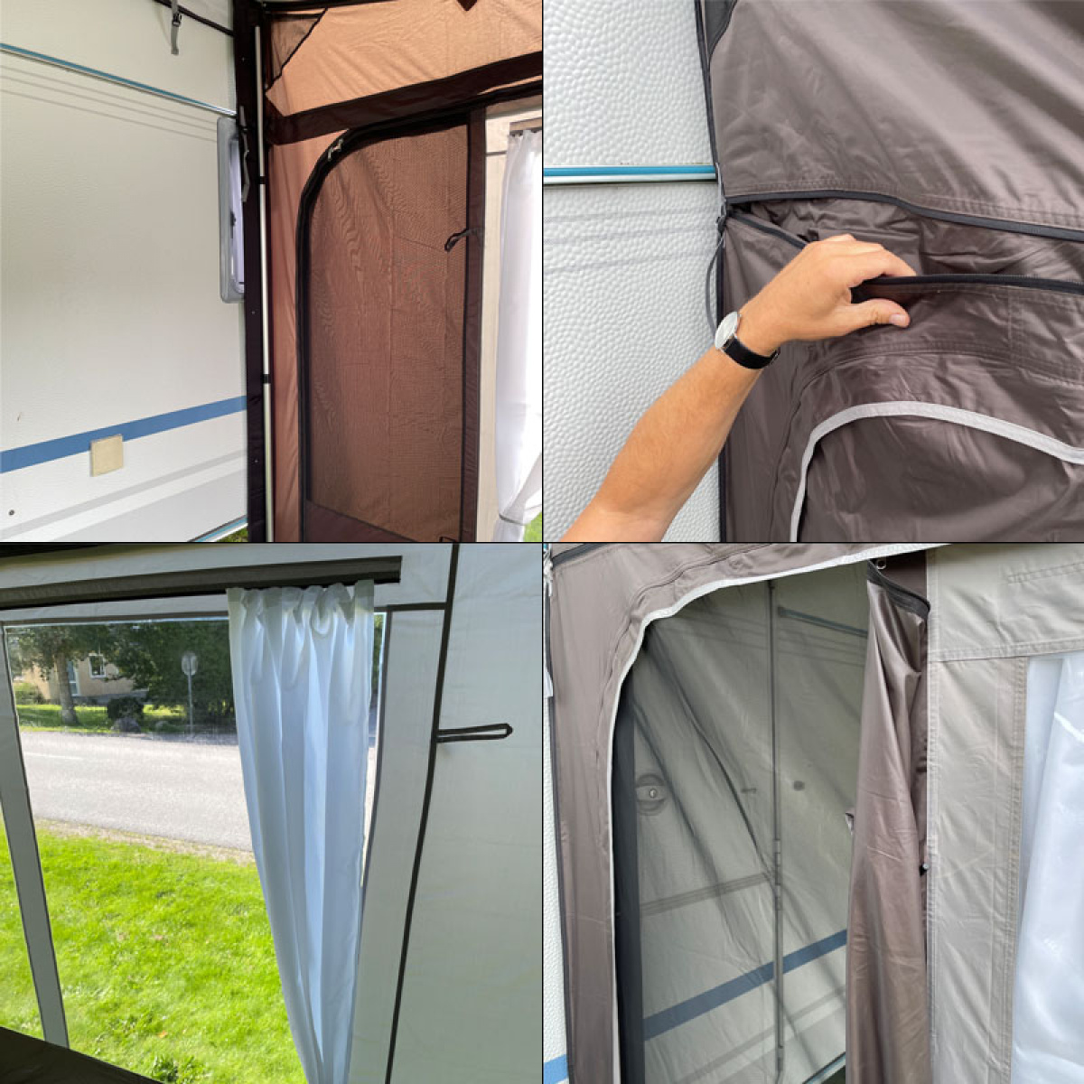 FMT - Sunny Zip inkl. Room i gruppen Fortelt & Markiser / Markiser / Campingvogns Markiser / Zip Markiser hos Campmarket (77526)