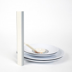 Tallerkenholder med arm Tallerkenholder med arm