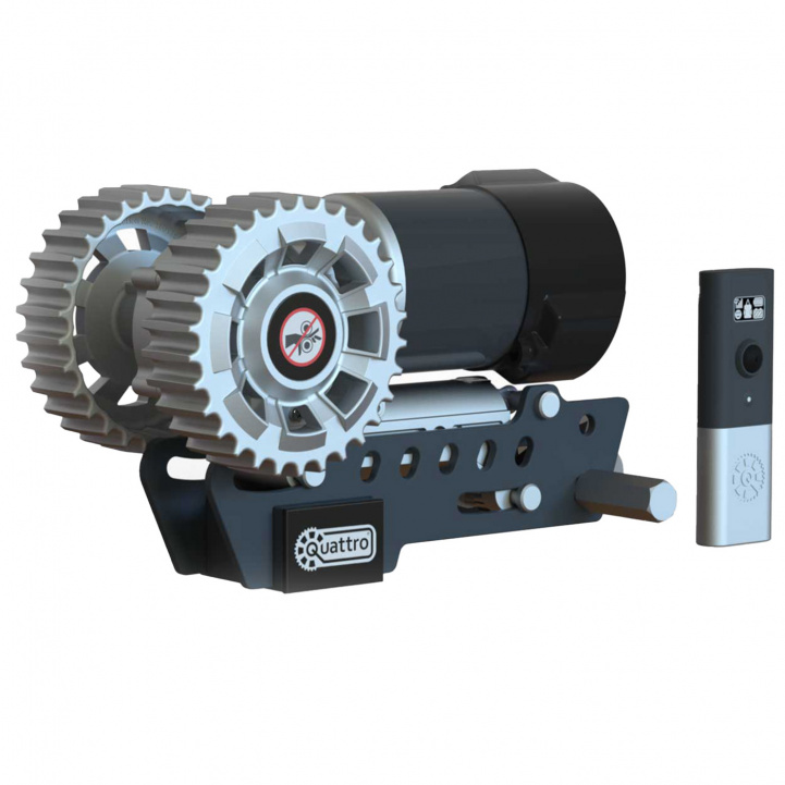 Quattro Mover Rhodium i gruppen Campingvogn og autocamper / Chassis / Movers/Koblingshjælp / Movers hos Campmarket (77671)