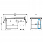 Carbest Coolbox Campcooler 30L