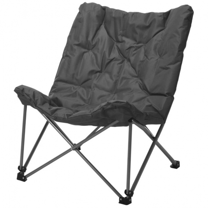 Camping lænestol med Taske Grå i gruppen Camping møbler / Stole hos Campmarket (78050)