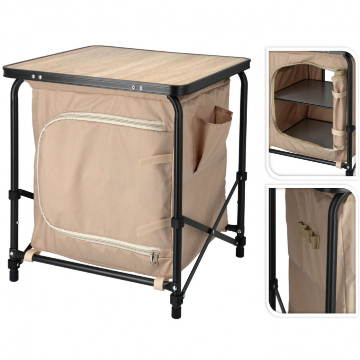 Campingbord med Skab i gruppen Camping møbler / Møbler / Opbevaring / køkkenskabe hos Campmarket (78085)