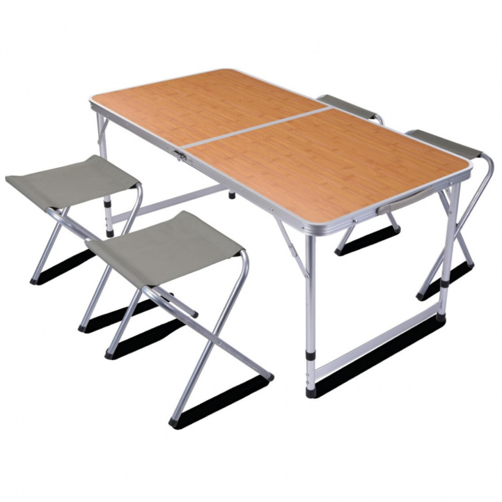 Campingbord Sæt 5-Dele i gruppen Camping møbler / Stole / Klapstole hos Campmarket (78088)