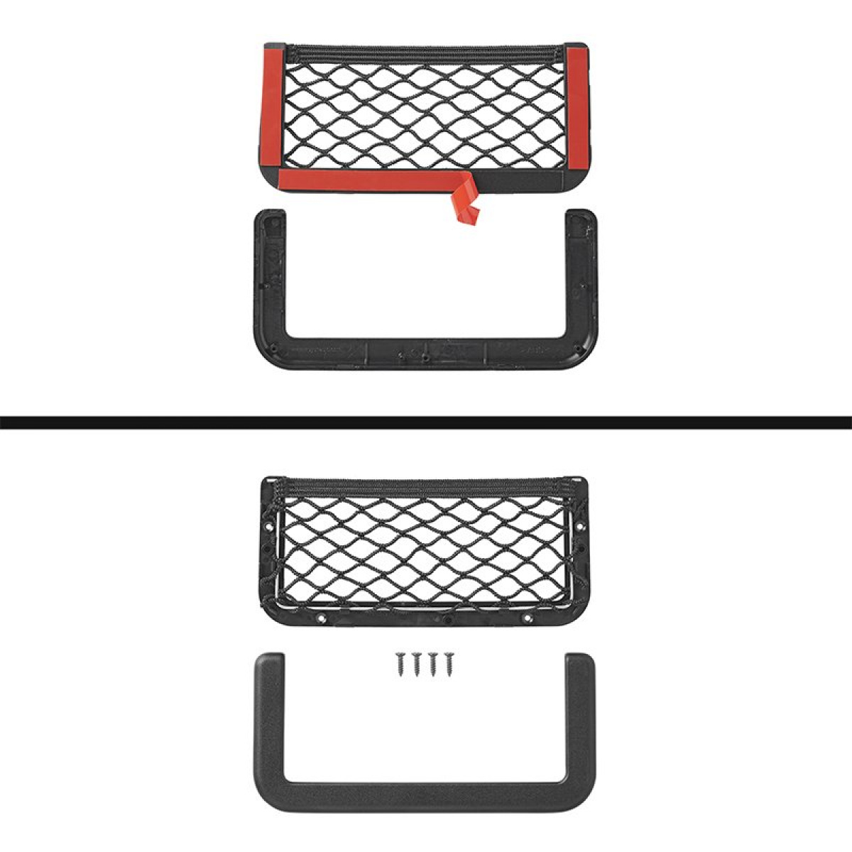 Proplus Elastisk opbevaringsnet 17x8cm med ramme NS-4 i gruppen Campingvogn og autocamper / Chassis / Øvrigt hos Campmarket (78325)