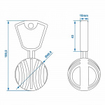 Proplus Tyverisikring til kuglekobling Proplus Tyverisikring til kuglekobling