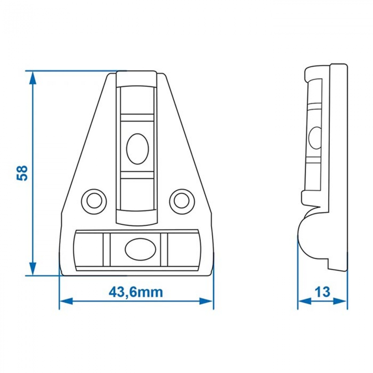 Proplus Niveau pyramide med magnet på kort i gruppen Øvrigt / Øvrigt hos Campmarket (78341)