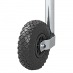 Proplus Støttehjul 48mm plastfælge med luftdæk 260x85mm Proplus Støttehjul 48mm plastfælge med luftdæk 260x85mm