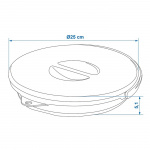 Proplus Spand 5L med låg, foldbar