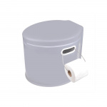 Proplus Campingtoilet grå Proplus Campingtoilet grå