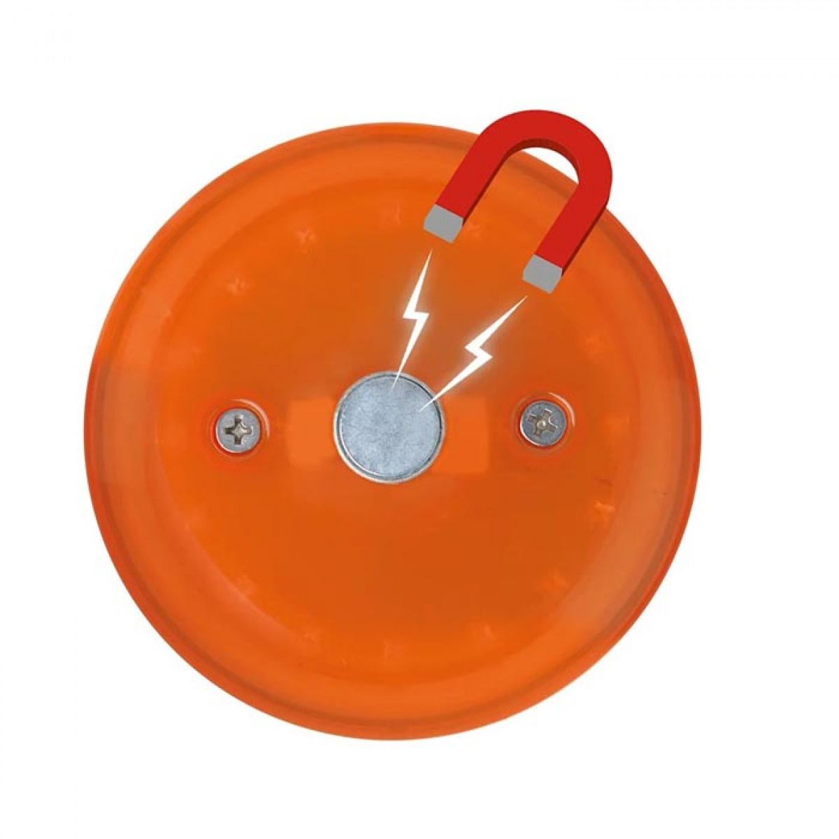 Proplus Advarselsdisk 16+8LED orange i gruppen Øvrigt / Sikkerhed hos Campmarket (78419)