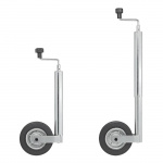 Proplus Støttehjul 48mm metalfælge med solidt gummidæk 200x50mm Proplus Støttehjul 48mm metalfælge med solidt gummidæk 200x50mm