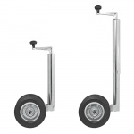 Proplus Dobbelt næsehjul 48 mm med massive gummidæk 200 x 50 mm Proplus Dobbelt næsehjul 48 mm med massive gummidæk 200 x 50 mm