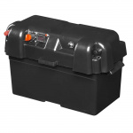 Proplus Batterikasse 35x18x20 cm, 2 x USB - 1 x 12V-stik - voltmeter Proplus Batterikasse 35x18x20 cm, 2 x USB - 1 x 12V-stik - voltmeter