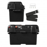 Proplus Batterikasse 35x18x20 cm, 2 x USB - 1 x 12V-stik - voltmeter Proplus Batterikasse 35x18x20 cm, 2 x USB - 1 x 12V-stik - voltmeter