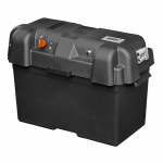 Proplus Batterikasse 35x18x23 cm, 2 x USB - 1 x 12V-stik - voltmeter - 2x studs Proplus Batterikasse 35x18x23 cm, 2 x USB - 1 x 12V-stik - voltmeter - 2x studs