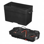 Proplus Batterikasse 35x18x23 cm, 2 x USB - 1 x 12V-stik - voltmeter - 2x studs Proplus Batterikasse 35x18x23 cm, 2 x USB - 1 x 12V-stik - voltmeter - 2x studs