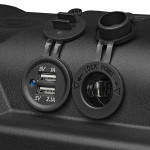 Proplus Batterikasse 35x18x23 cm, 2 x USB - 1 x 12V-stik - voltmeter - 2x studs Proplus Batterikasse 35x18x23 cm, 2 x USB - 1 x 12V-stik - voltmeter - 2x studs